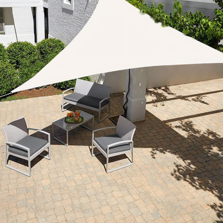 Toldo vela parasol impermeable 3x3x3m ModernHome - beige