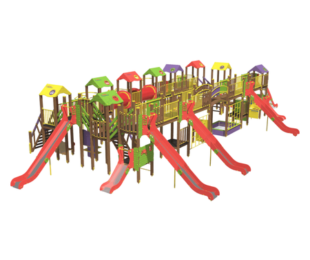 Igralni kompleks Bastion NOVO T912.2NOVO - otroško igrišče, več gibanja, več nasmehov, brez konca zabave