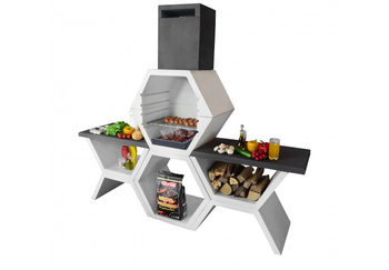 TANATOS beton grill - modern kerti grill tartós betonból