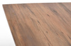 Jedilna miza PORTLAND 180 cm - temno rjava
