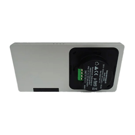 Shelly Wall Display X2 WiFi/BLU dubbel bedieningspaneel (zilver) + BLU H&T