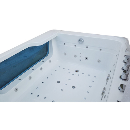 Vasca con idromassaggio TUGELA 913 170×130 – relax spazioso in forma moderna