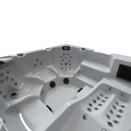 Luxury 6 Person Outdoor Hot Tub Balboa Gecko – Premium Garden Jacuzzi with Hydromassage