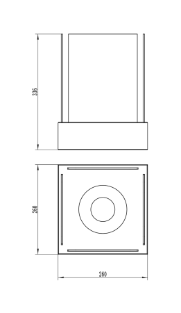 Автономний камін на біоетанолі Sunset Garden Mini в білому матовому кольорі - компактний, бездимний камін на біоетанолі для невеликих інтер'єрів і балконів