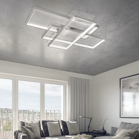 LED лампа за таван 80W сива DL-Z01 + дистанционно управление