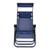 Beach Garden Lounger | Adjustable backrest with movable canopy for patio or balcony Beige/Grey/Blue | Garden furniture, relaxation, modern style