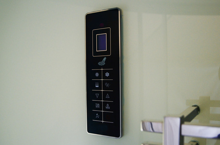 MO-1751W RIGHT TRIO, tør sauna, dampsauna og brusekabine 180X110X223CM