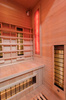 MO-EA2R Sauna na podczerwień z kamieniami soli himalajskiej | Wellness | Relax | SPA | Gotowa do Montażu | Domowe SPA