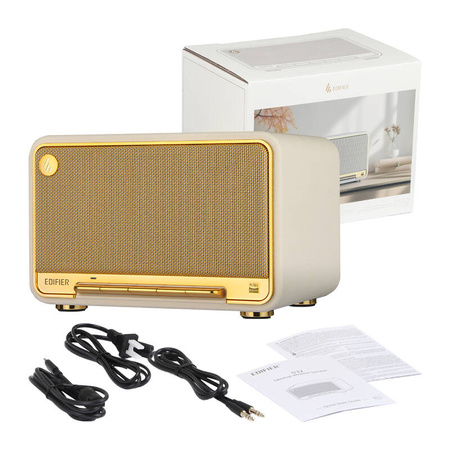 Edifier Bluetooth-Lautsprecher D32 (weiß und gold)
