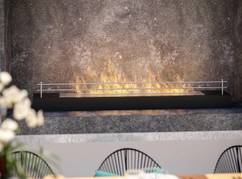 Στρογγυλό βιολογικό τζάκι INCYRCLE SLIM WALL – ένα μοντέρνο βιολογικό τζάκι τοίχου