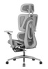 Sedia ergonomica Mark Adler Expert 7.9 - comoda sedia da ufficio con regolazione, supporto lombare e schienale in rete
