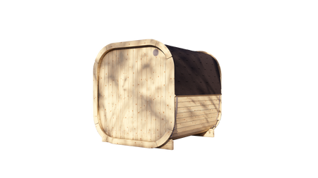 La sauna de exterior Eke 220 para 4-6 personas / Cocina eléctrica o de leña Harvia / Abeto nórdico de alta calidad (madera térmica de pino) | Bienestar | Relajación | SPA | Bienestar | Relajación | SPA | Estilo nórdico | Madera térmica