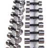 BT410.1 — Suporte com conjunto de halteres cromados (0,5–10 kg) | Conjunto profissional para ginásio