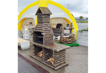 FENIKS (K14) Grill – A modern outdoor grill made of architectural concrete