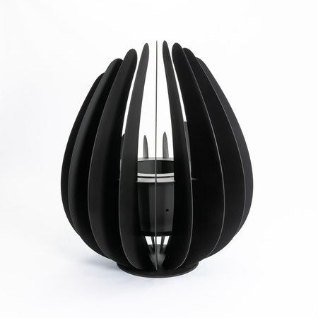 Садовий камін з тюльпанів - Сучасний камін для саду