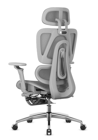 Ergonomická stolička Mark Adler Expert 7.9 - pohodlná kancelárska stolička s nastavovaním, bedrovou opierkou a sieťovaným operadlom