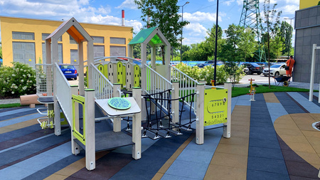 Playground "City" - Without a roof TE834-PE – A comprehensive play set for children