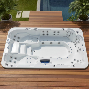 Jacuzzi OF-9001 Pro – luxurious 9-person SPA with hydromassage, Bluetooth, and LED lighting