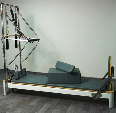 Επαγγελματικός Reformer Pilates από Αλουμίνιο Y00364 | Pilates Aluminum Reformer για Pilates και Yoga | Πιστοποιημένος Εξοπλισμός Fitness – Quality‑Spa Fitness