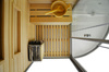 MO-1751W RECHTS TRIO, droge sauna, stoomsauna en douchecabine 180X110X223CM