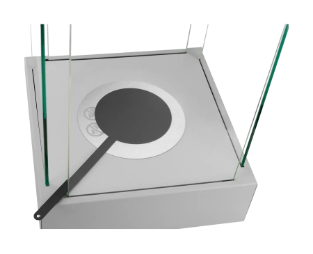 Biokominek wolnostojący Sunset Garden Mini szary mat – kompaktowy, ekologiczny kominek na bioetanol idealny do małych przestrzeni