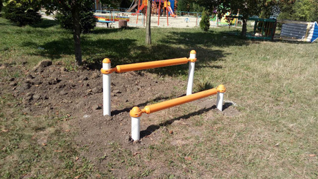 Parallelstangen S834.4 voor buikspieroefeningen | Outdoor fitness