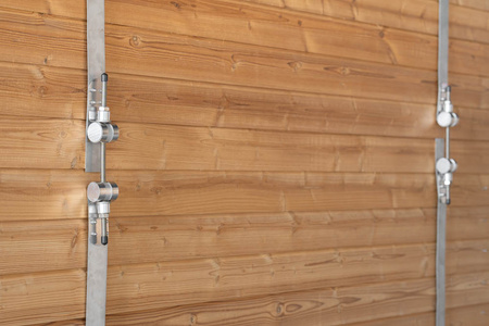 MO-2118 SQUARE dārza sauna 210x180x210 cm - moderna āra sauna dārzam, egles koks, relaksācijai un labsajūtai