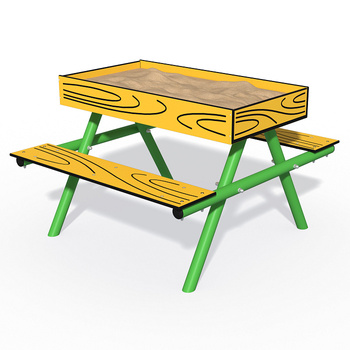 Sandbox "Creativity Table" LK313 – The ideal creative table/sandbox with a cover