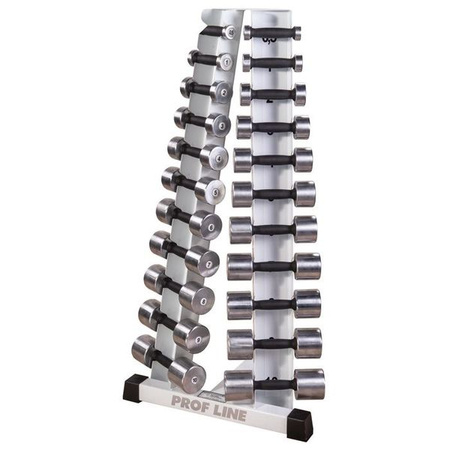 Hantelstativ med sæt (0,5-10 kg) ST410.1 – kompakt træningssæt til styrketræning