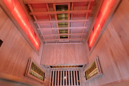MO-RL1S Infrasarkanā sauna ar sāls akmeni | Wellness | Relax | Spa | Luxury Relaxation | Elegants minimālisms