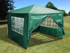 Carpa pabellón de jardín comercial 3x3 m 4 paredes verde MultiGarden