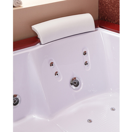 Hydromasážna vaňa Diablo 666 s krytom a doskou 180x150 cm – Luxusný relax v domácom SPA