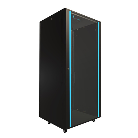 Extralink 37U 800x800 Black | шафа в стійку | вертикально