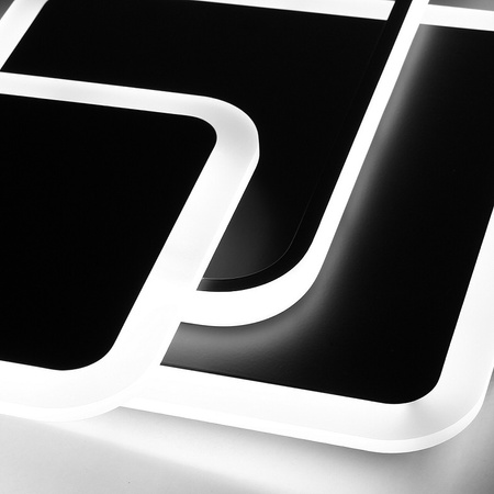 DEKORATIV LOFTSLAMPE 72W SORT + FJERNBETJENING DL-F06