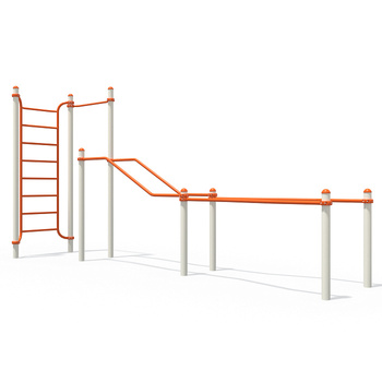Conjunto de entrenamiento exterior S831.19 | Escalera | Barras | Street Workout