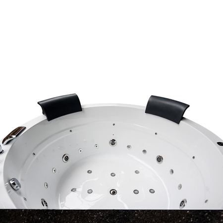 Della 916 Hydromassage-kylpyamme, jossa on kotelo 170x170 cm - Moderni kylpyamme Kylpyhuone Spa-kylpyamme