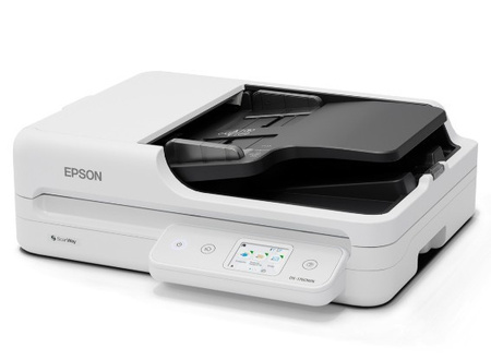Epson WF DS-1760WN A4/USB/Wi-Fi/30ppm/ADF Scanner - Scanner haute performance avec OCR, haute résolution 600dpi et connectivité sans fil | Numérisation de documents au bureau et en entreprise