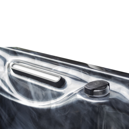 Dārza džakuzi SPA566 200x200 cm - luksusa spa vanna ar burbuļvannu dārzam un terasei