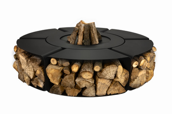 Lareira de jardim Loop 2m – Lareira de jardim em aço