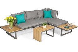 Colț de grădină din aluminiu Chameleon | mobilier de grădină din aluminiu, design modern, pentru terasă și grădină