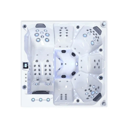 Banheira de hidromassagem exterior Balboa L507 – Jacuzzi para 6 pessoas, spa de alta qualidade