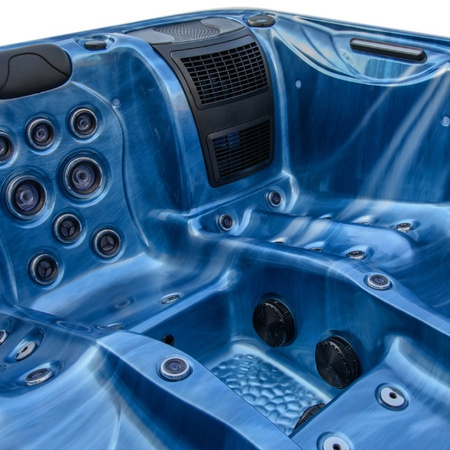 Garden Jacuzzi SPA566 200x200 cm - baie spa de lux cu hidromasaj pentru grădină și terasă