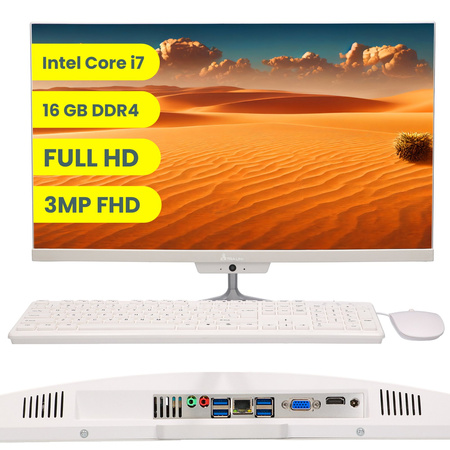 Extralink 24" All-in-One PC Business | Computer kit | Intel i7-11370H, 16GB DDR4, 512GB SSD, toetsenbord, muis, camera