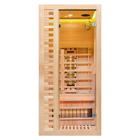 MO-RL1ST Sauna infravermelha com pedra de sal + turmalinas