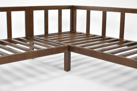 Tuinhoekbank EDEN donkerbruin/beige | tuinhoekbank, relax set, comfort op het terras