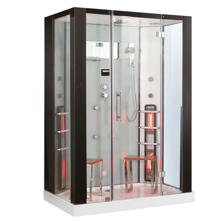 MUE-1082W TRIO, infraroodsauna, stoomsauna en douchecabine