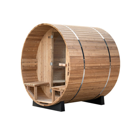 Outdoor Barrel Sauna Ø 180×210 cm