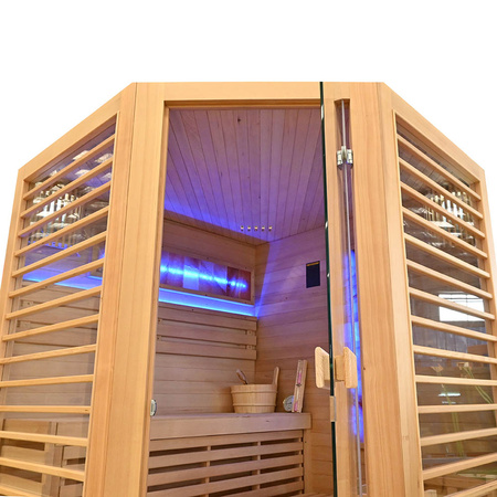 MO-TS4CB Droge sauna met HARVIA 8 kW kachel