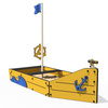 Sabbiera "Nave" LK315 – Sabbiera a forma di nave per bambini | Parco giochi