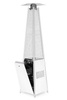 Gas Patio Heater 13 kW Silver Glass Garden | Garden furniture, relaxation, modern style